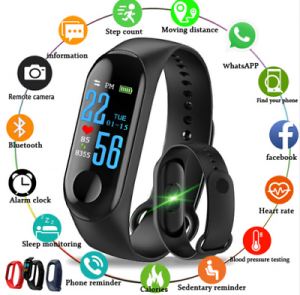 מוצרי ספורט טכנולוגית ספורט  Sport Health Waterproof Fitness Smart Watch Activity Tracker Wristband Bracelet