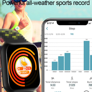 מוצרי ספורט טכנולוגית ספורט  F8 שעון חכם גברים נשים שעון חכם קצב לב ניטור חמצן בלחץ הדם